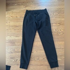 Moncler black jogger pants